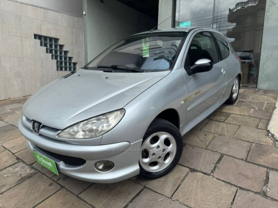 PEUGEOT - 206 - 2002/2002 - Prata - Sob Consulta